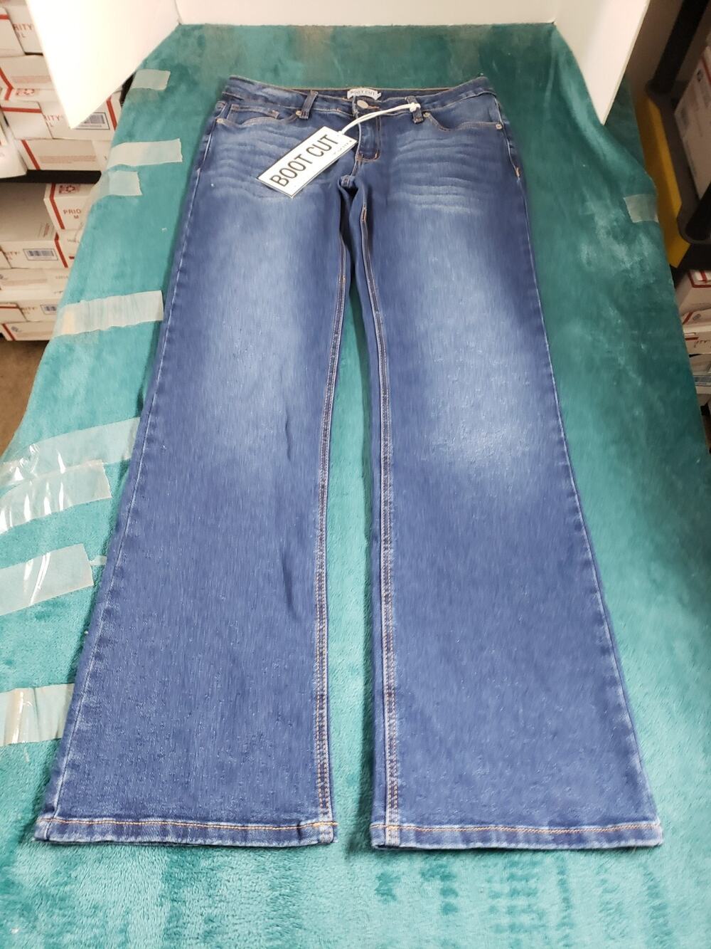 Refuge Jeans Size 5 Womens Blue Stretch Denim Pants Ladies Low Rise Bootcut NWT